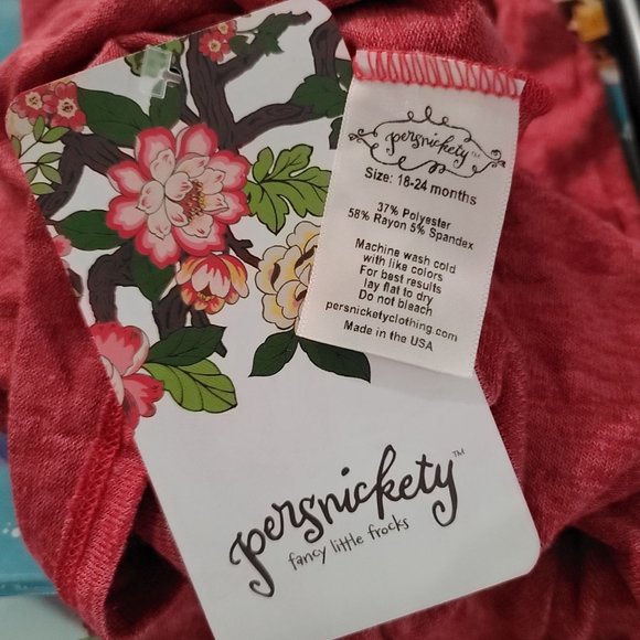 persnickety NWT heather red flouncy comfortable sleeveless tank top 18-24 months - Picture 4 of 4